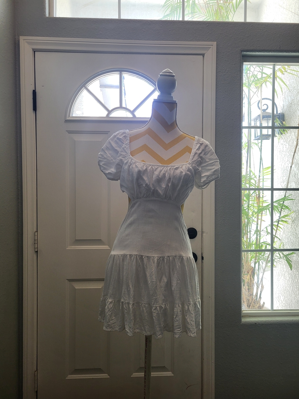Cotton Candy White Eyelet Dress